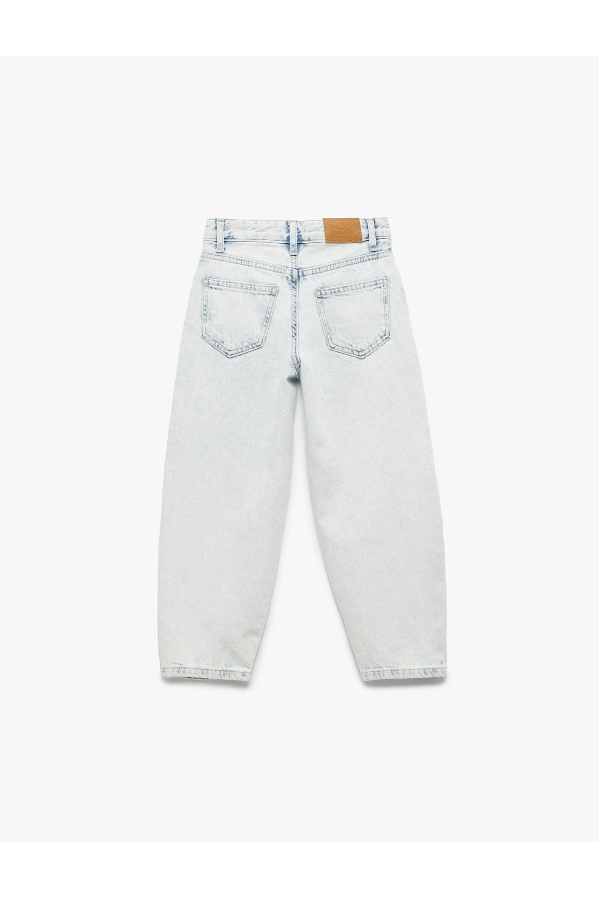 Pamuklu Cep Detaylı Paraşüt Kesim Denim Pantolon