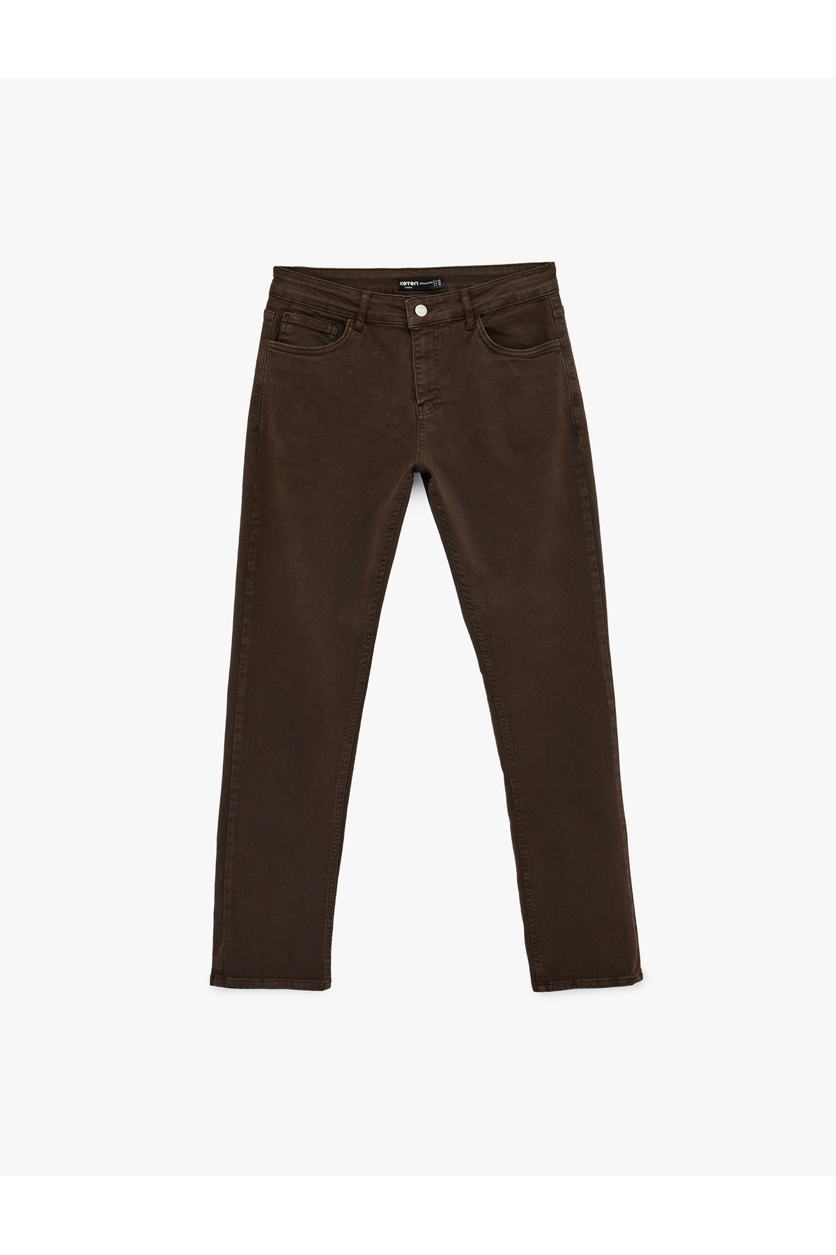 Pamuklu Cepli Düğmeli Regular Fit Pantolon