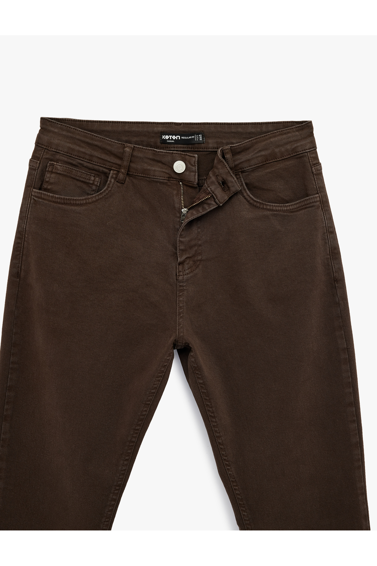 Pamuklu Cepli Düğmeli Regular Fit Pantolon
