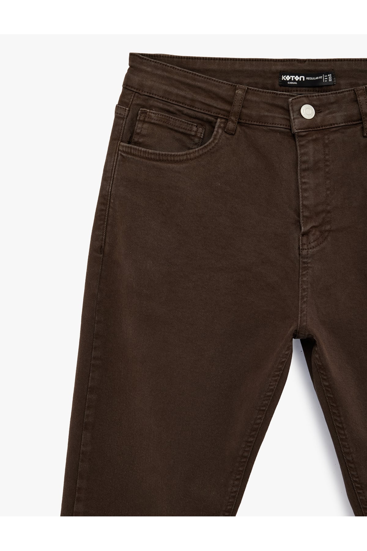 Pamuklu Cepli Düğmeli Regular Fit Pantolon