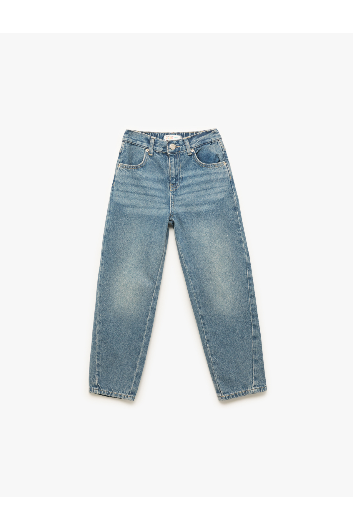 Pamuklu Cepli Rahat Kesim Denim Pantolon