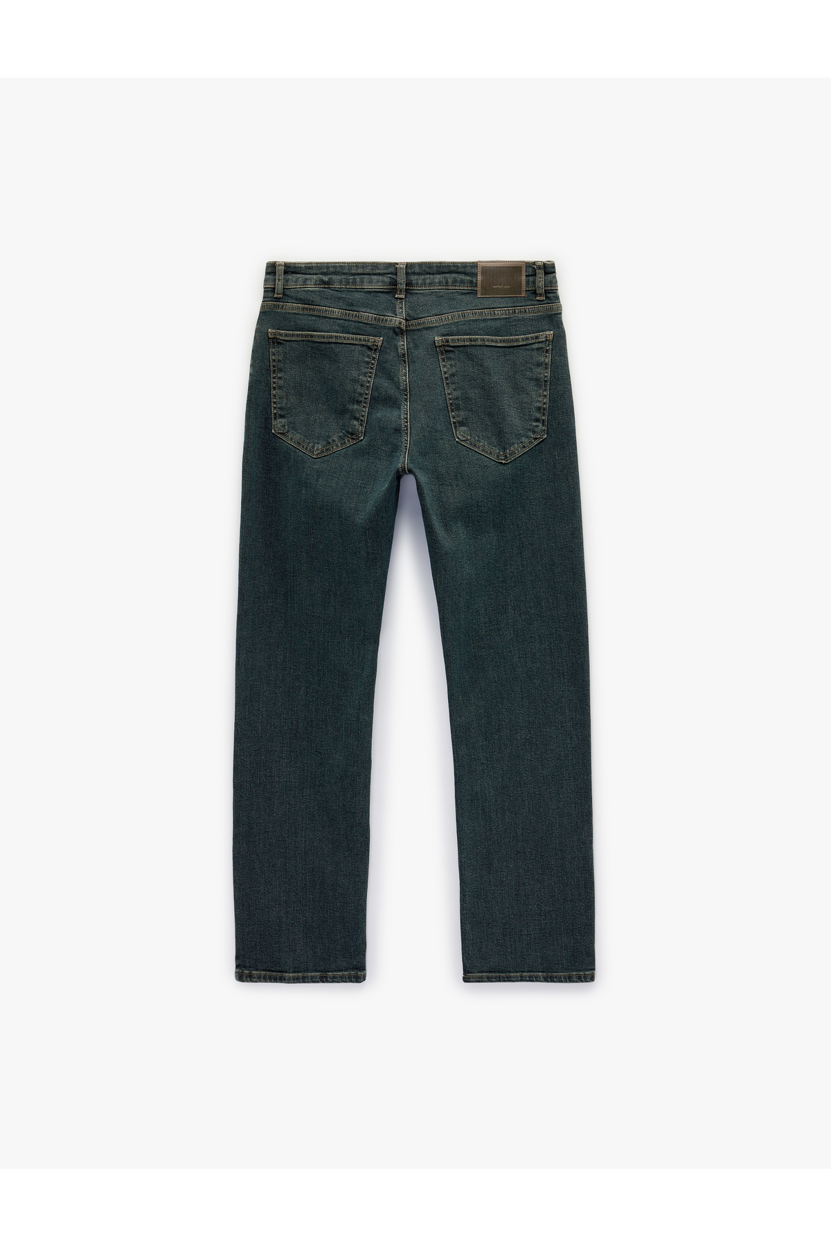 Pamuklu Düz Paça Normal Bel Straight Fit Jean Pantolon - Mark Jean