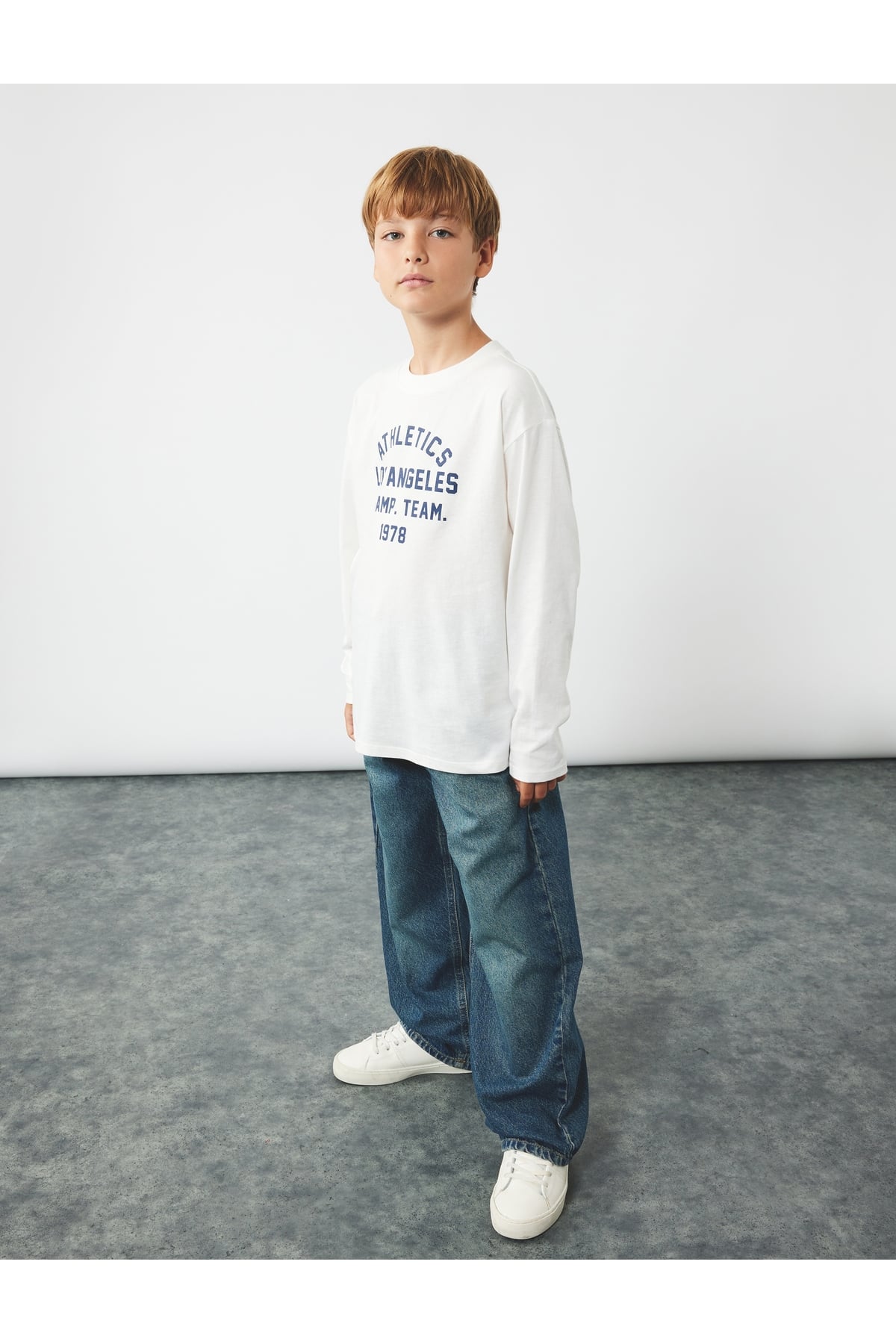 Pamuklu Geniş Paça Denim Pantolon - Loose Fit Jean