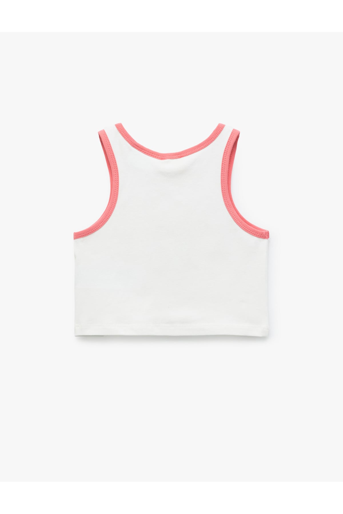 Pamuklu Lisanslı Bisiklet Yaka Baskılı Lola Bunny Crop Atlet