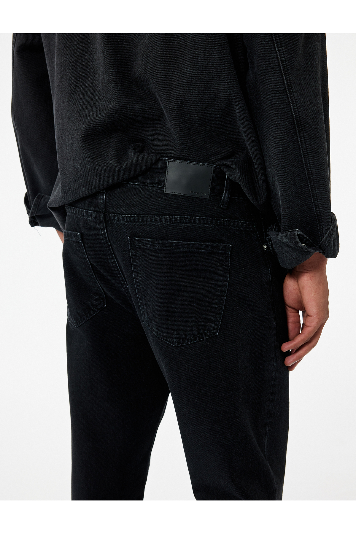 Pamuklu Normal Bel Loose Fit Jean Pantolon - Steve Jean