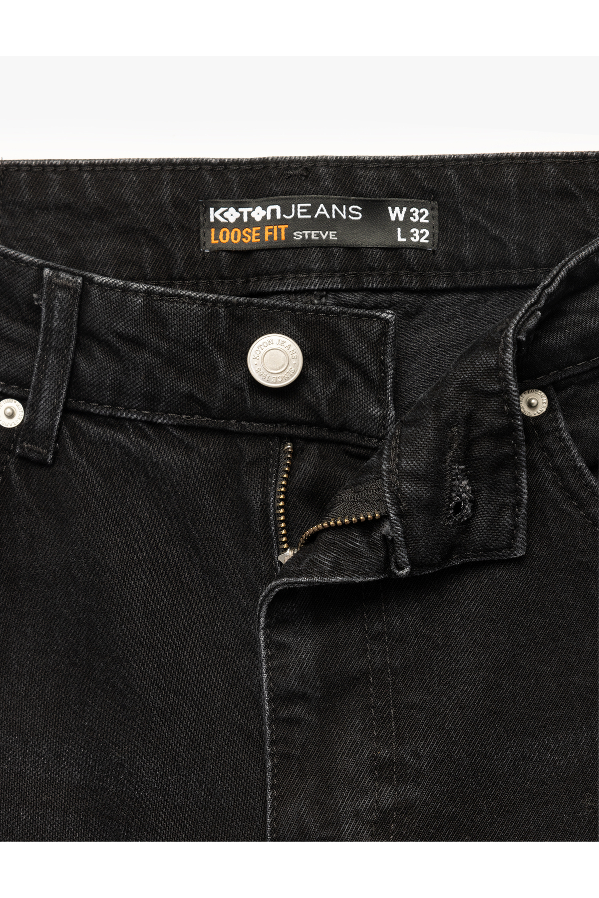 Pamuklu Normal Bel Loose Fit Jean Pantolon - Steve Jean