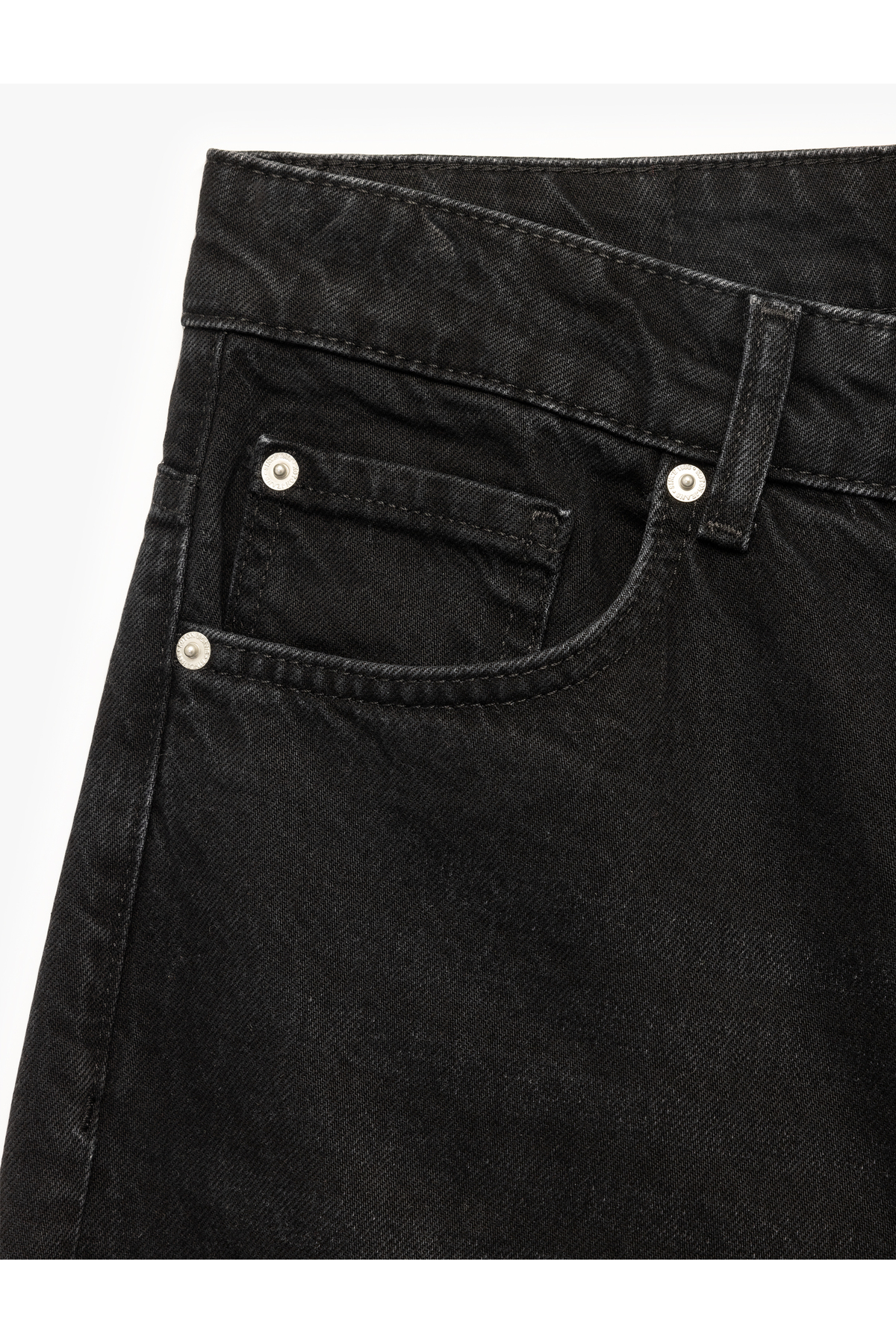 Pamuklu Normal Bel Loose Fit Jean Pantolon - Steve Jean