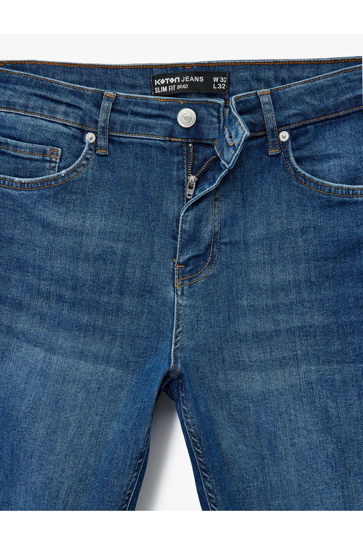 Pamuklu Normal Bel Slim Fit Jean Pantolon - Brad Jean