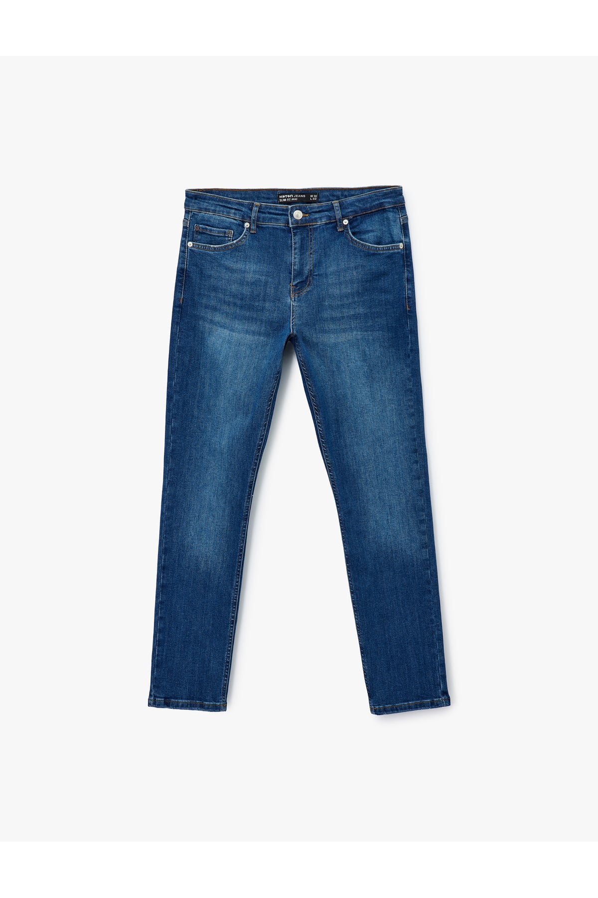 Pamuklu Normal Bel Slim Fit Jean Pantolon - Brad Jean