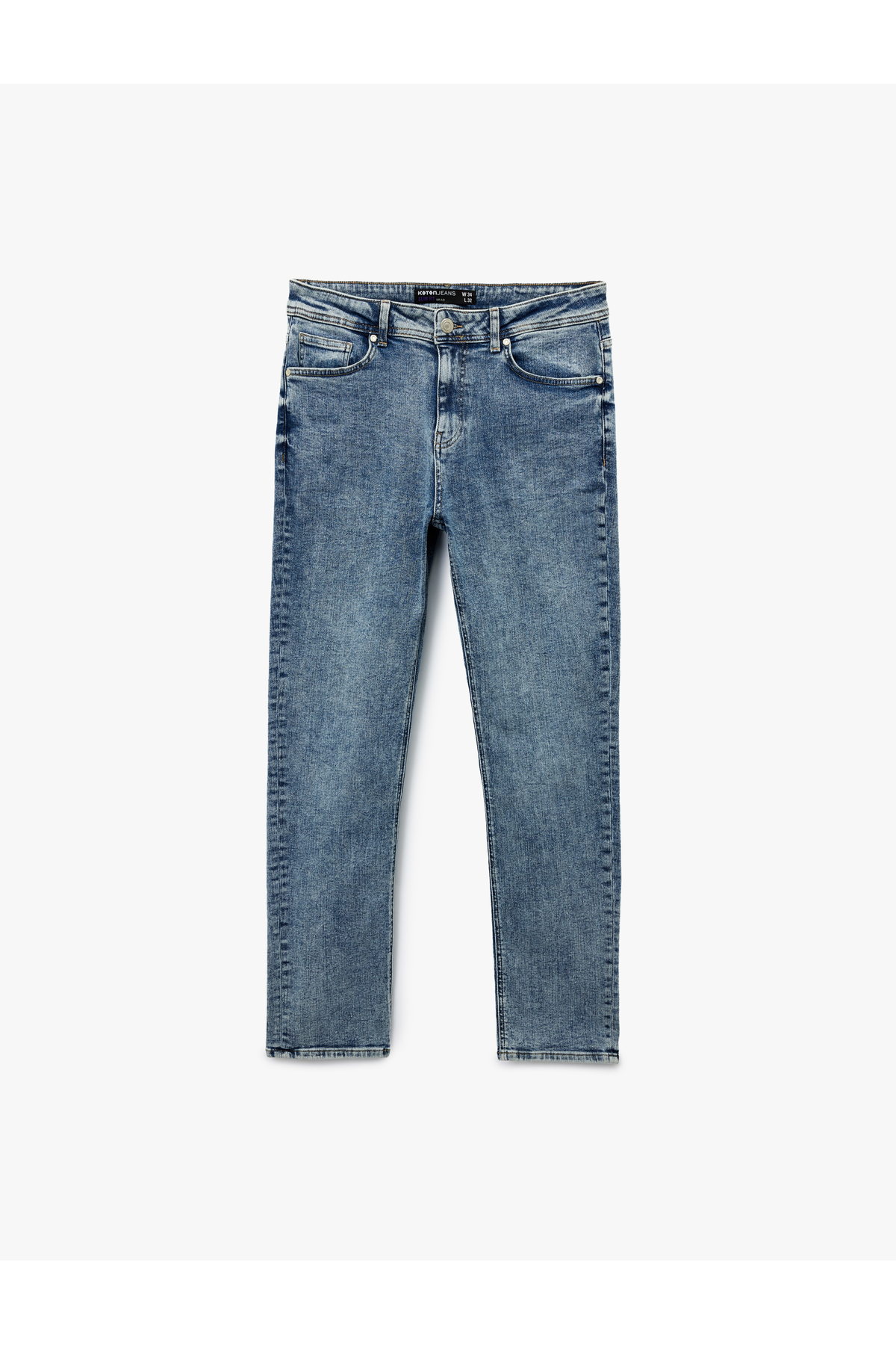 Pamuklu Normal Bel Slim Fit Jean Pantolon - Brad Jean