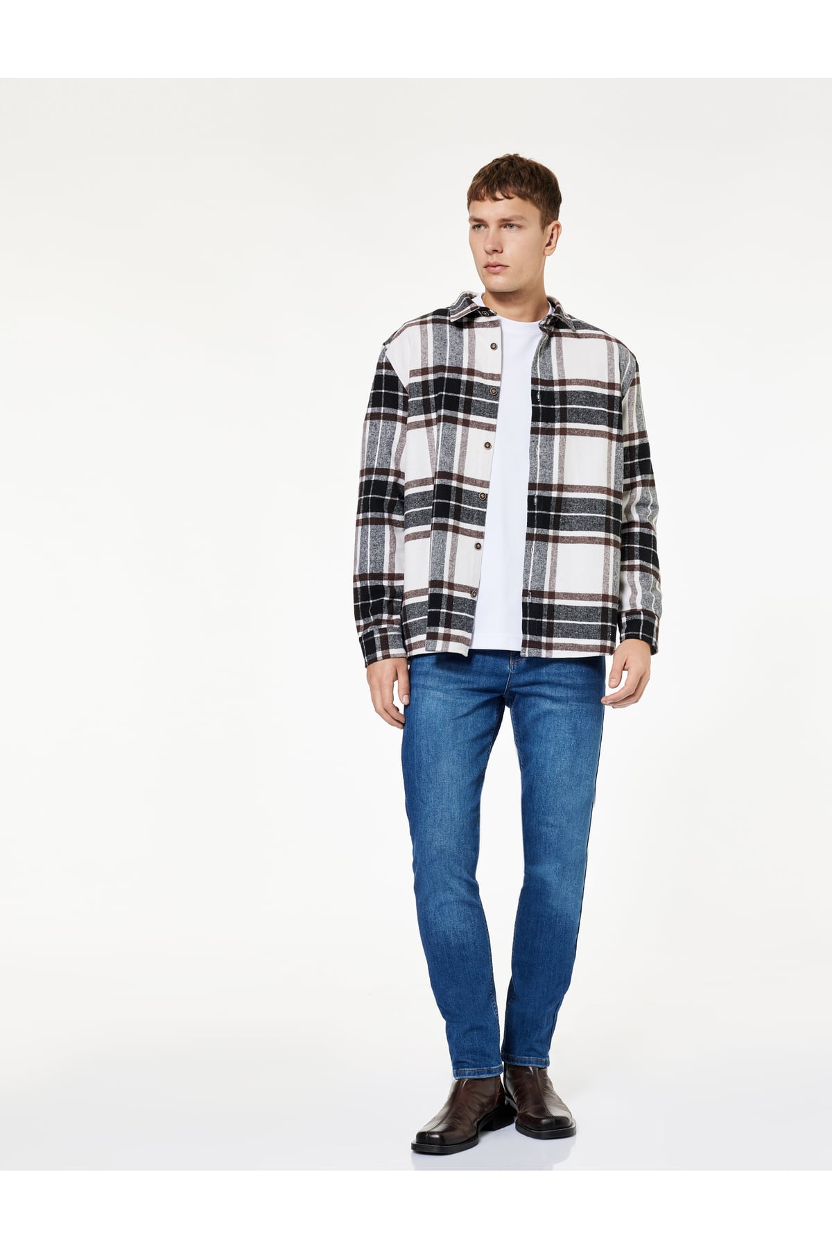 Pamuklu Normal Bel Slim Fit Jean Pantolon - Brad Jean