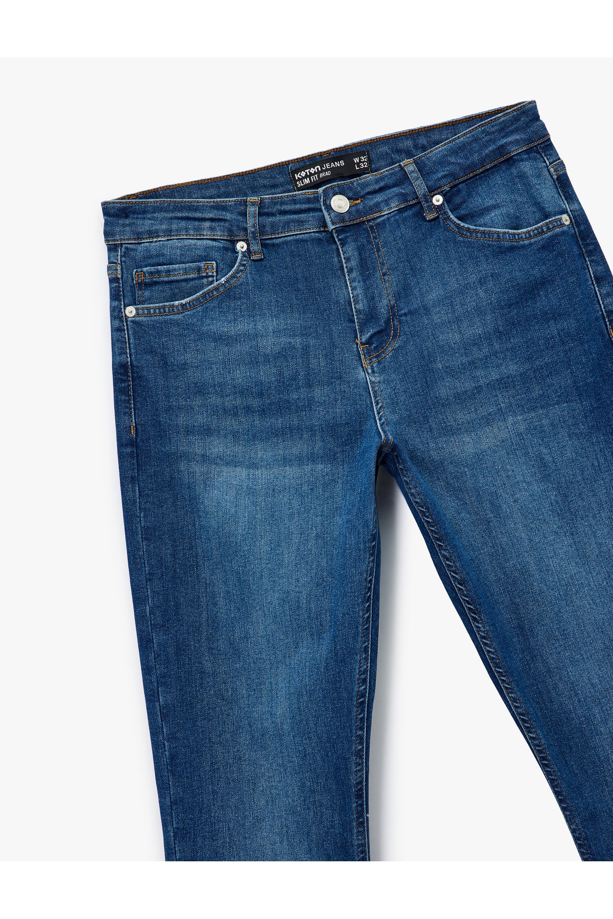 Pamuklu Normal Bel Slim Fit Jean Pantolon - Brad Jean
