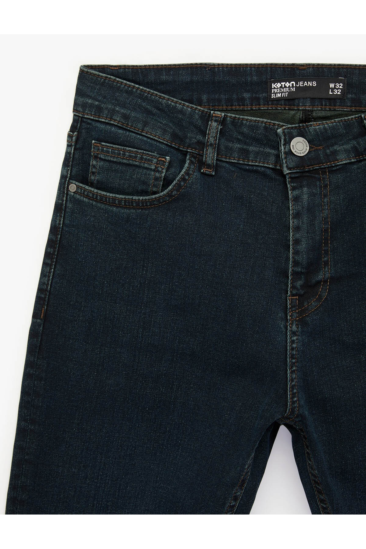 Pamuklu Normal Bel Slim Fit Jean Pantolon - Brad Jean