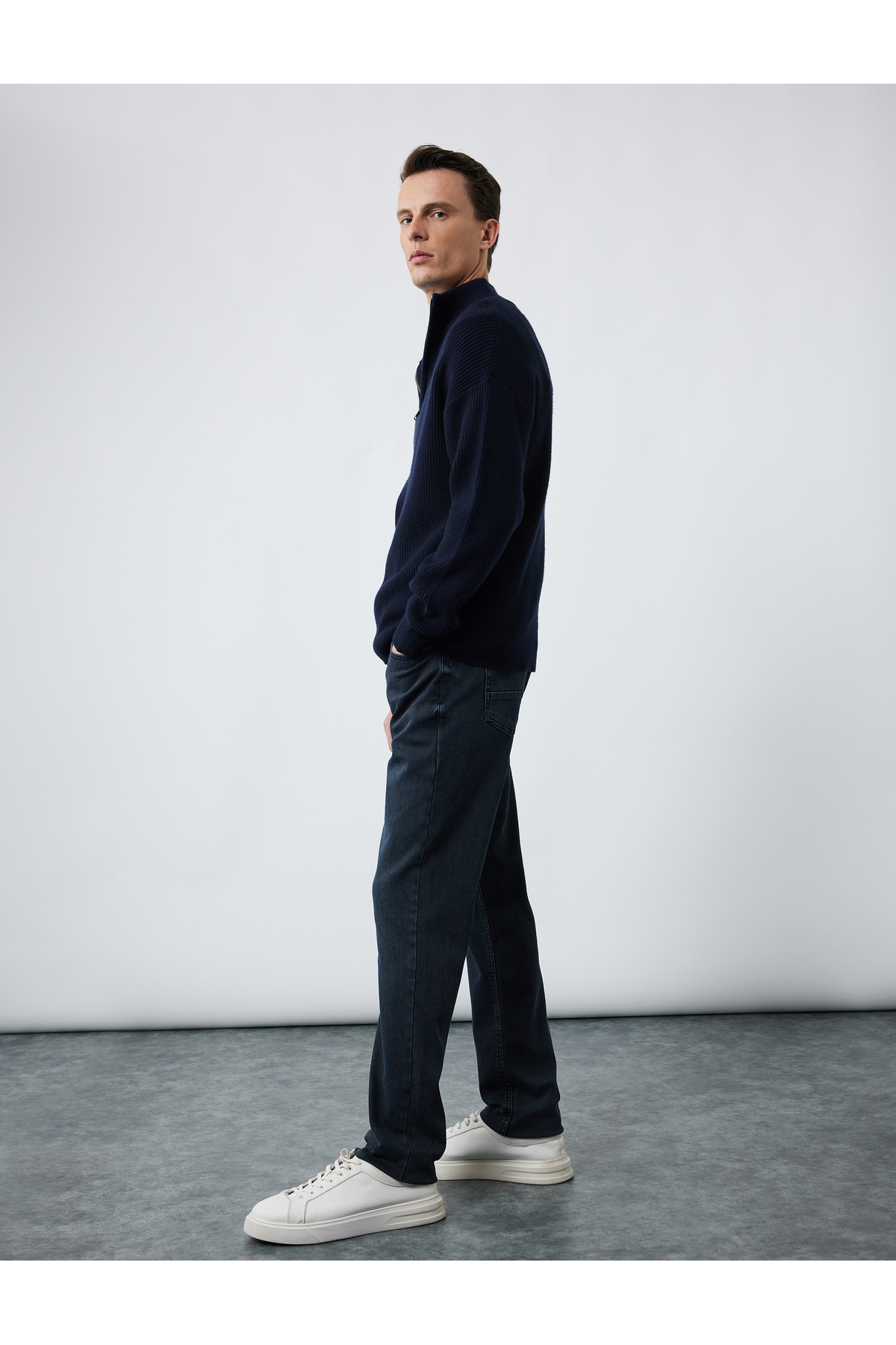Pamuklu Normal Bel Slim Fit Jean Pantolon - Brad Jean