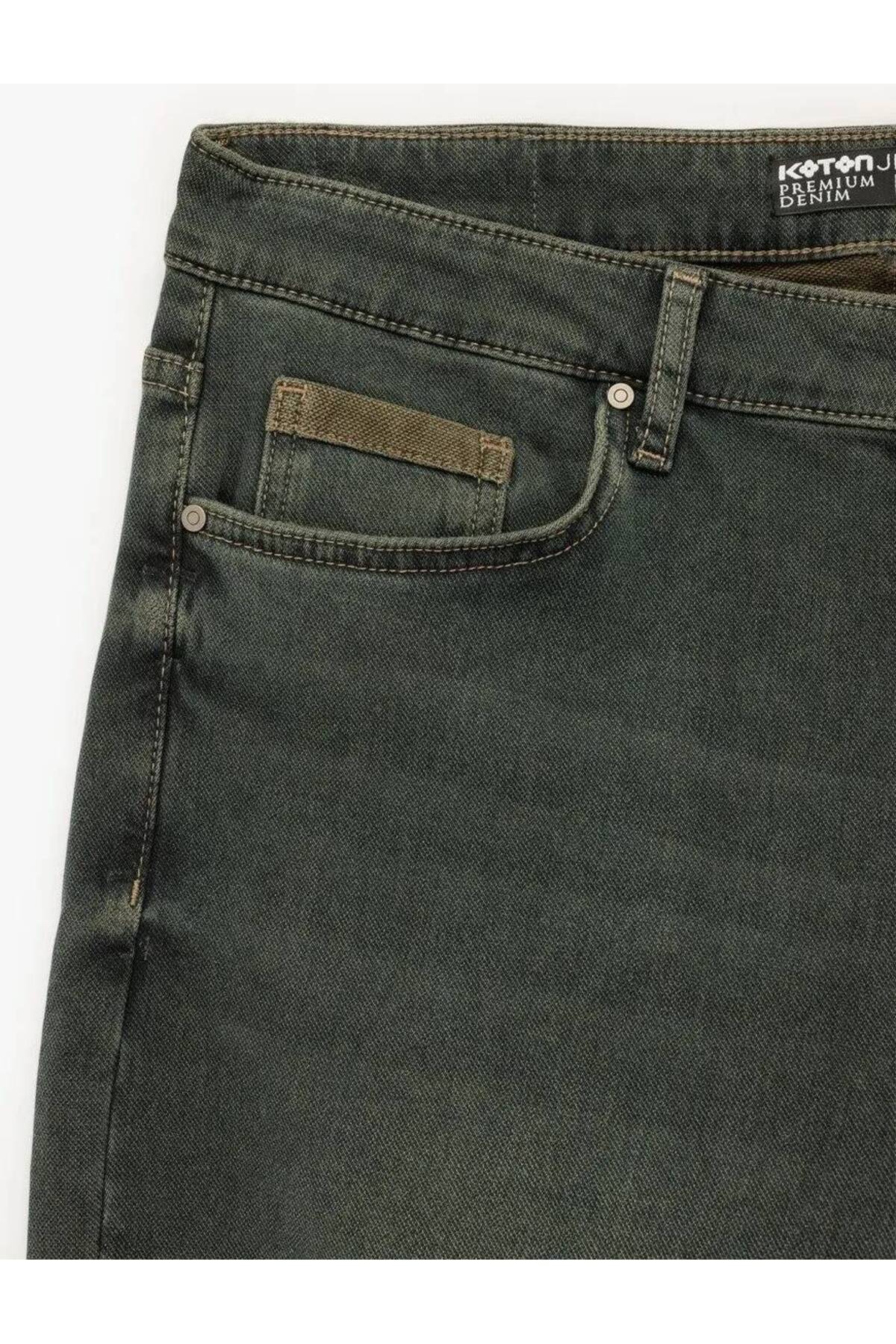 Pamuklu Normal Bel Slim Fit Jean Pantolon - Brad Jean