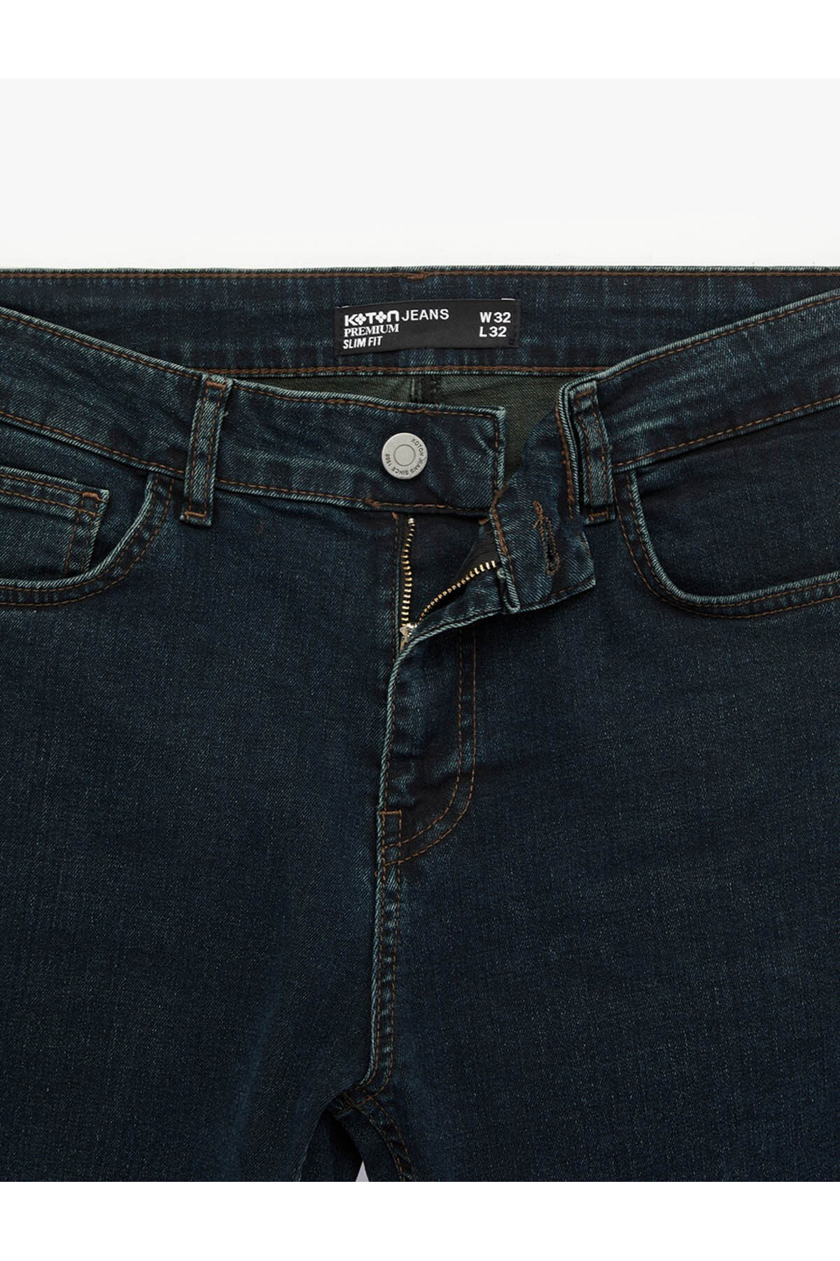Pamuklu Normal Bel Slim Fit Jean Pantolon - Brad Jean