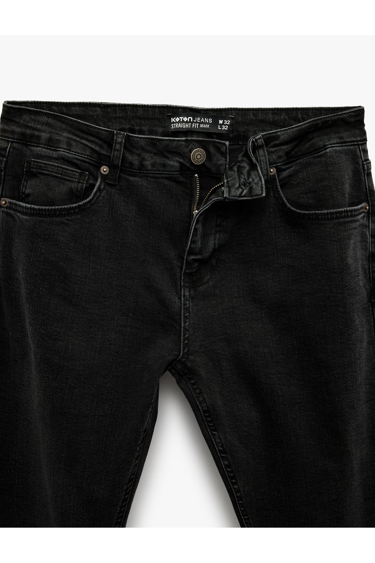 Pamuklu Normal Bel Straight Fit Jean Pantolon - Mark Jean