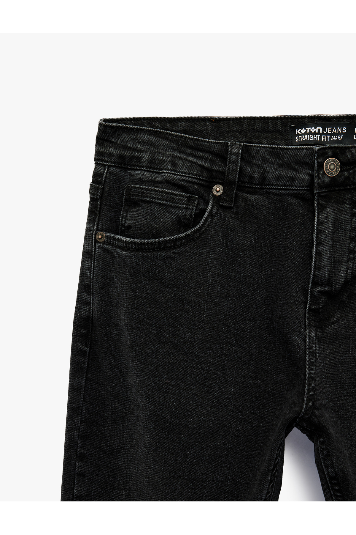 Pamuklu Normal Bel Straight Fit Jean Pantolon - Mark Jean