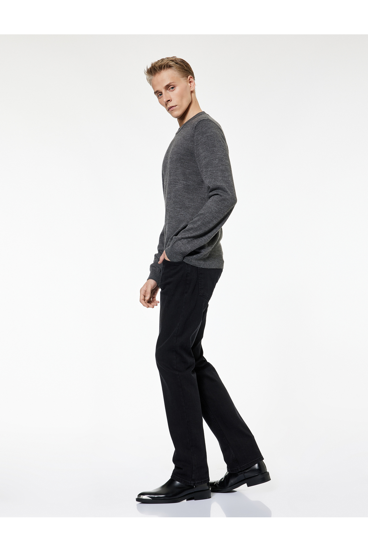 Pamuklu Normal Bel Straight Fit Jean Pantolon - Mark Jean