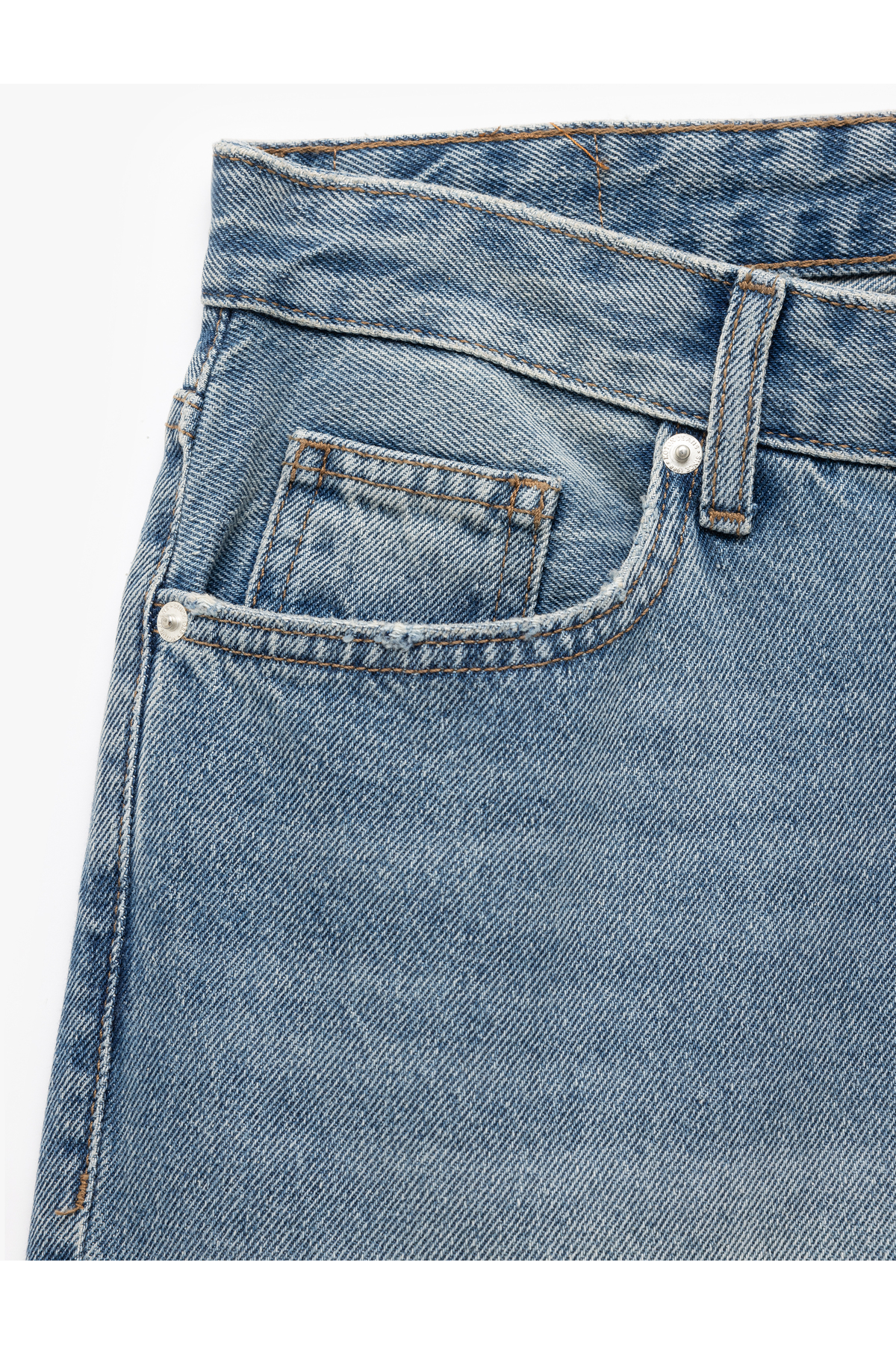Pamuklu Normal Bel Straight Fit Jean Pantolon - Mark Jean