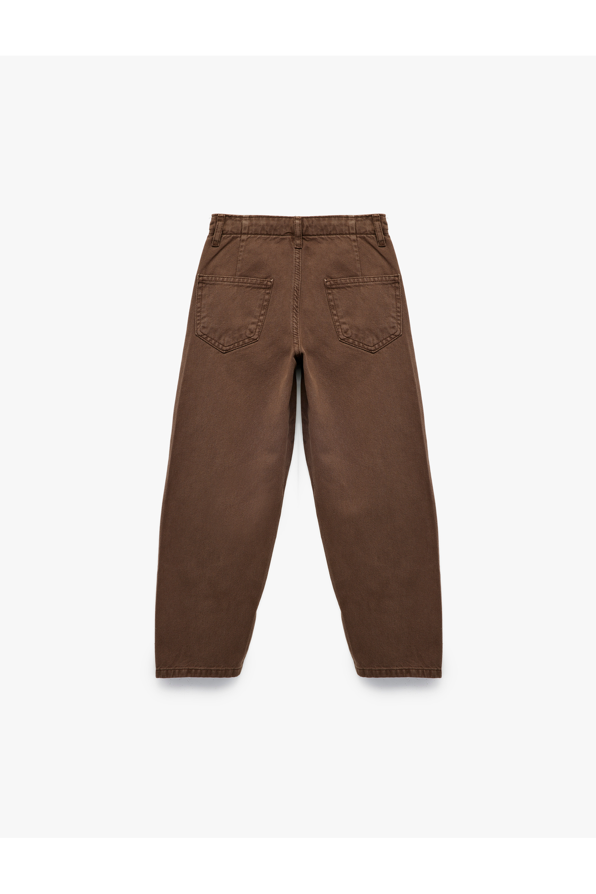 Pamuklu Rahat Kesim Yıkamalı Balon Form Jean Pantolon