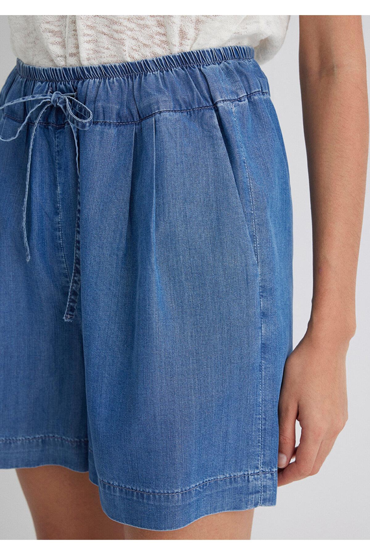Penny Gold Klasik Indigo Mavisi Jean Şort 1410075-90104