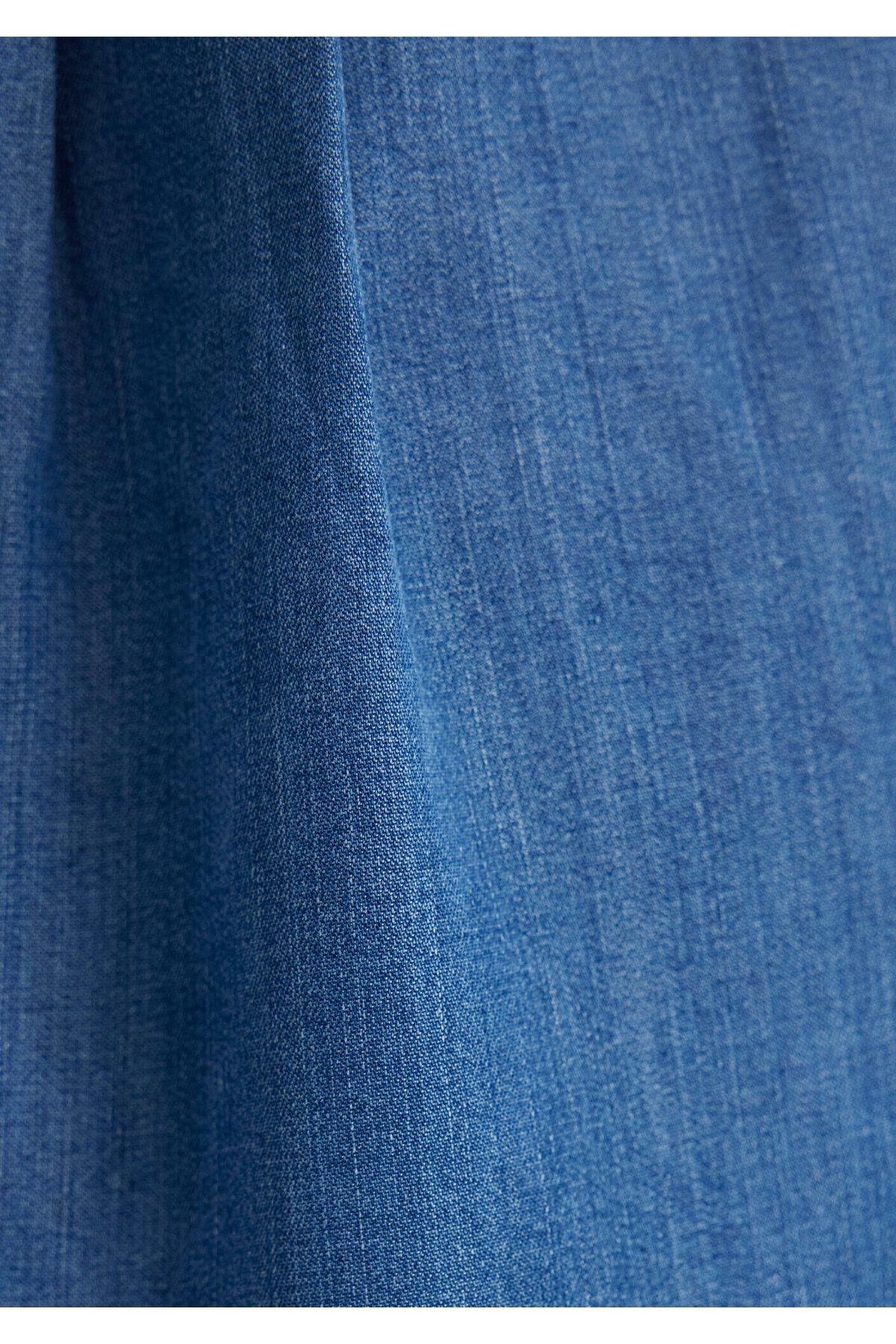 Penny Gold Klasik Indigo Mavisi Jean Şort 1410075-90104