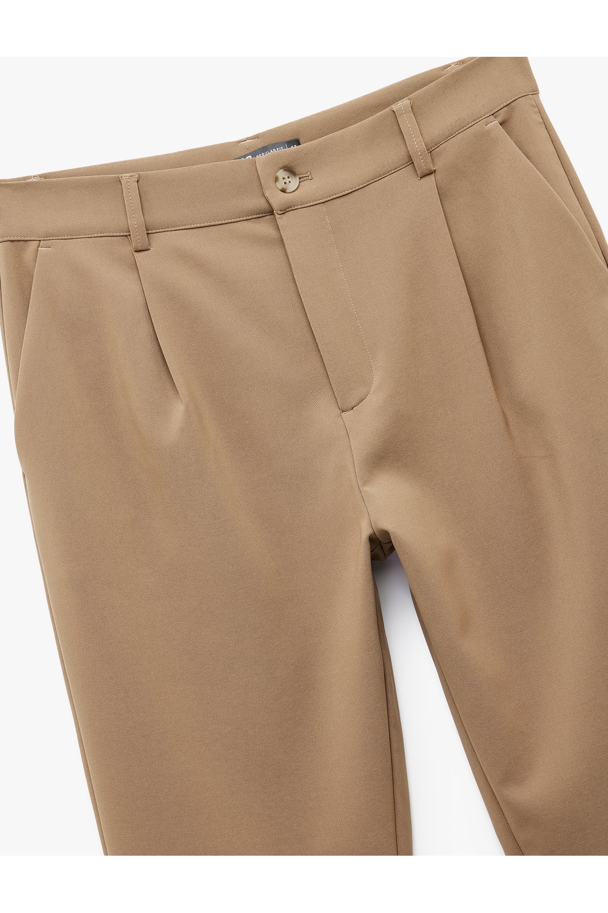 Pileli Oversize Cep Detaylı Kumaş Pantolon