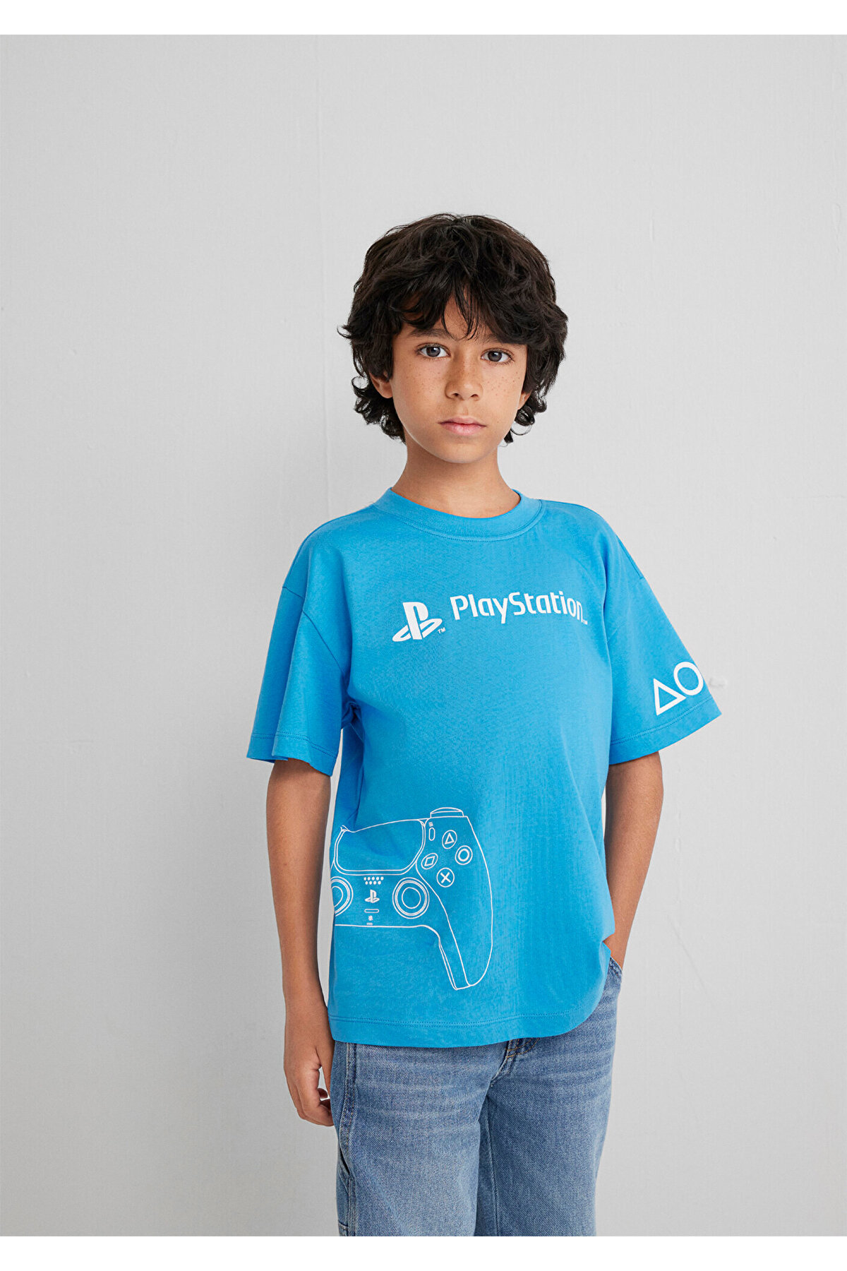 PlayStation Baskılı Tişört​ Loose Fit / Bol Rahat Kesim 6610376-70772