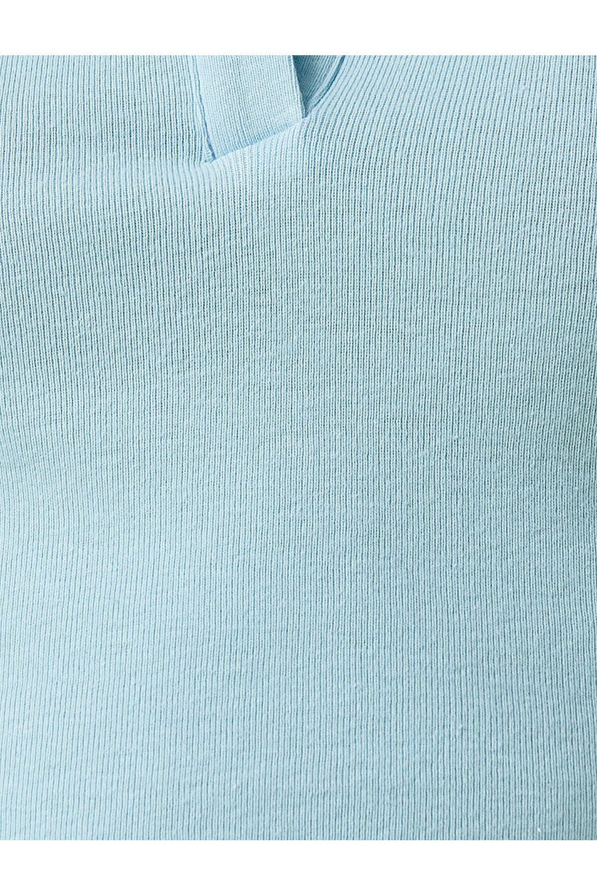 Polo Yaka Kolsuz Pamuklu Crop Atlet