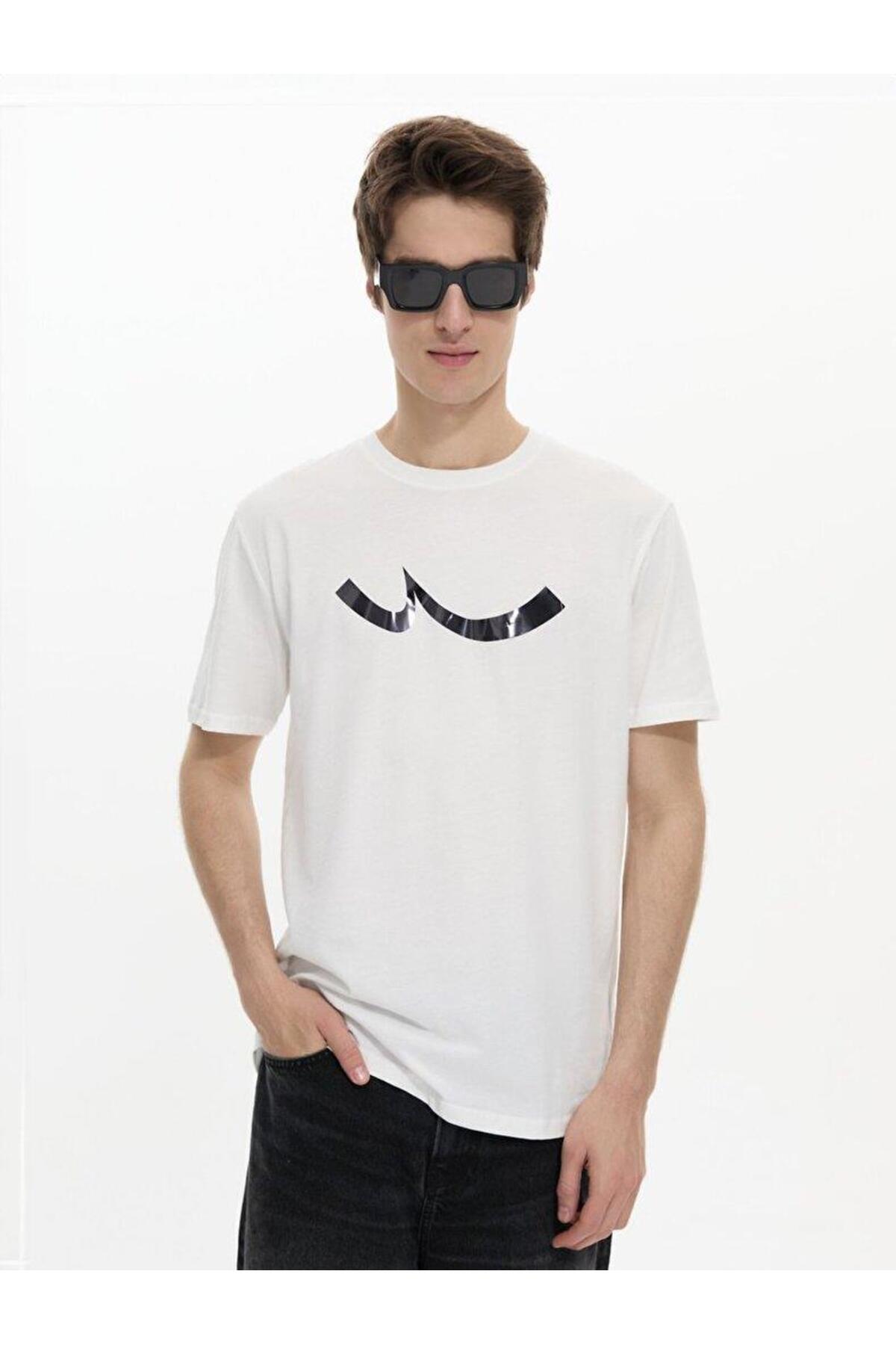 Pomıta Erkek Sıfır Yaka Kısa Kol T-Shirt 1225845276089