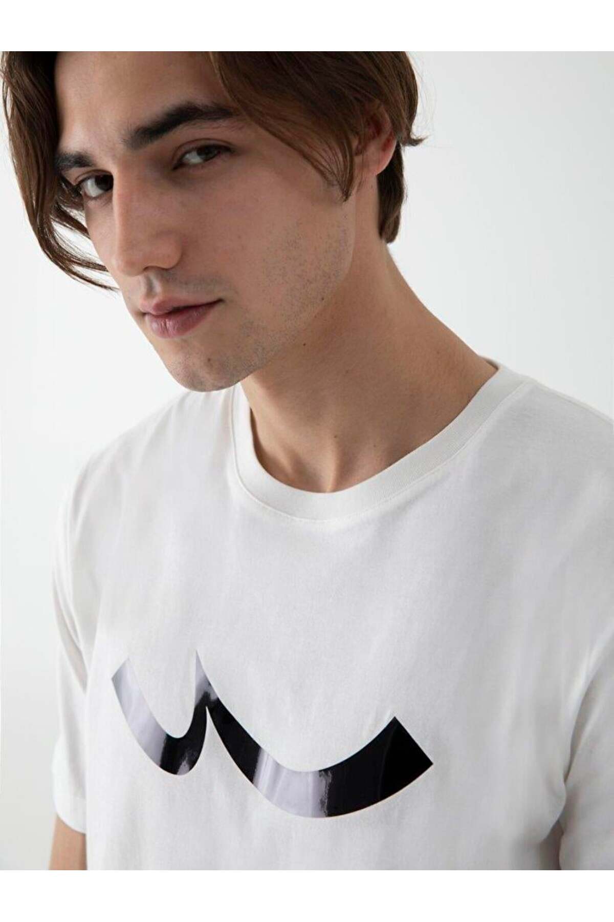 Pomıta Erkek Sıfır Yaka Kısa Kol T-Shirt 1225845276089