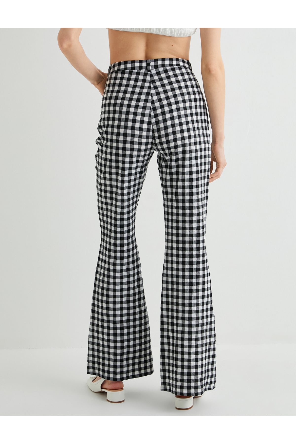 Pötikareli Ispanyol Paça Pantolon Cepli Slim Fit