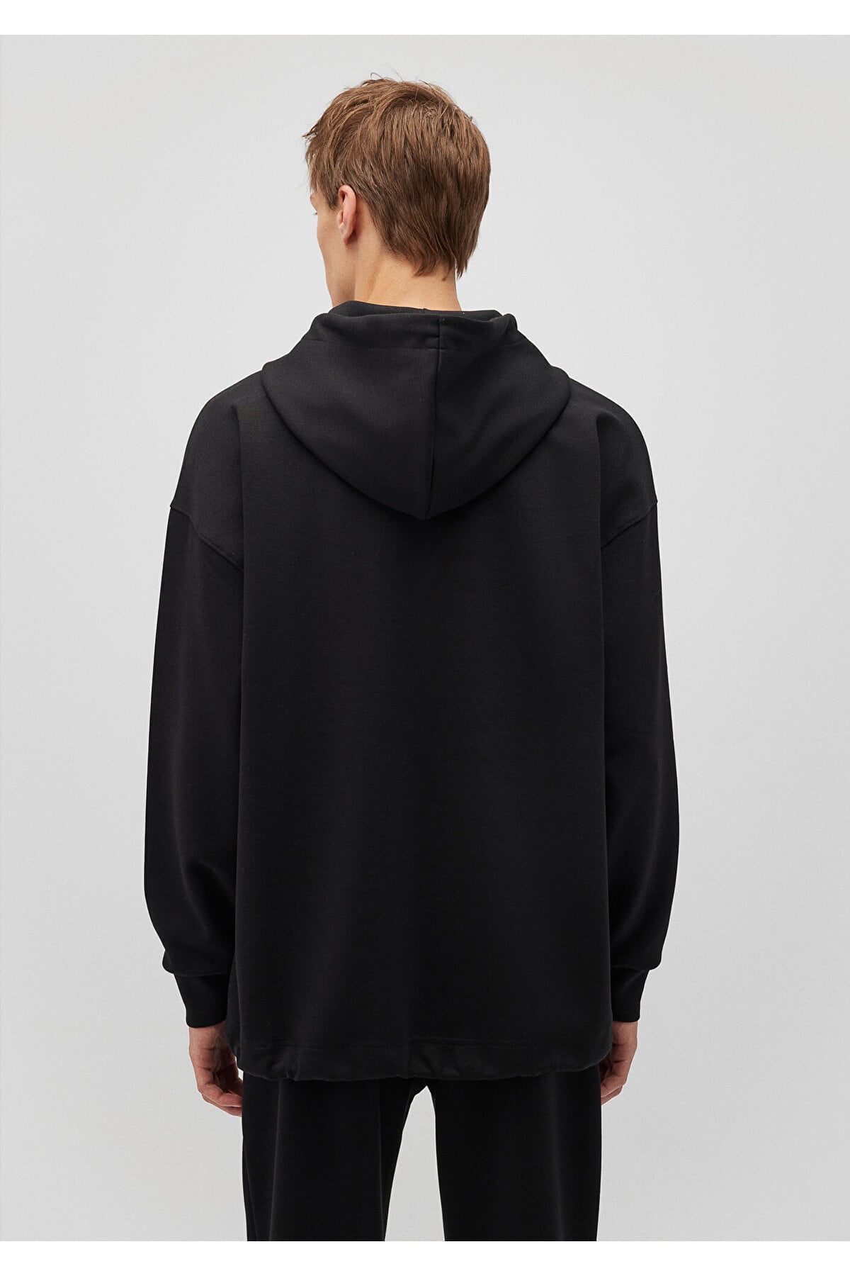 Pro Kapüşonlu Siyah Sweatshirt 0S10291-71379