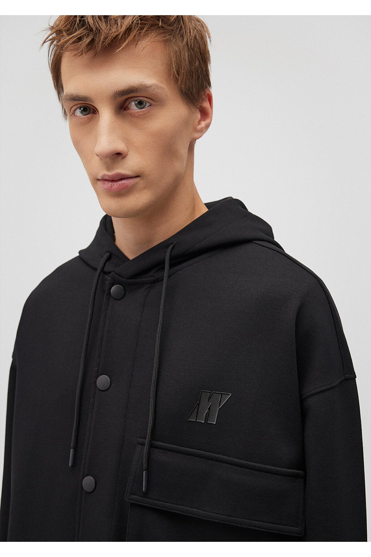 Pro Kapüşonlu Siyah Sweatshirt 0S10291-71379