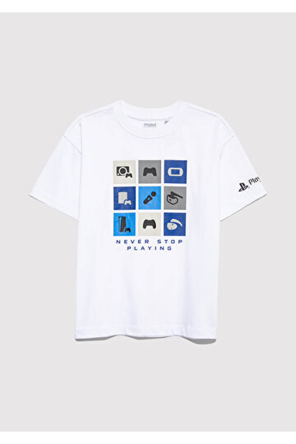 Ps Never Beyaz Erkek Çocuk T-Shirt M6610374-620
