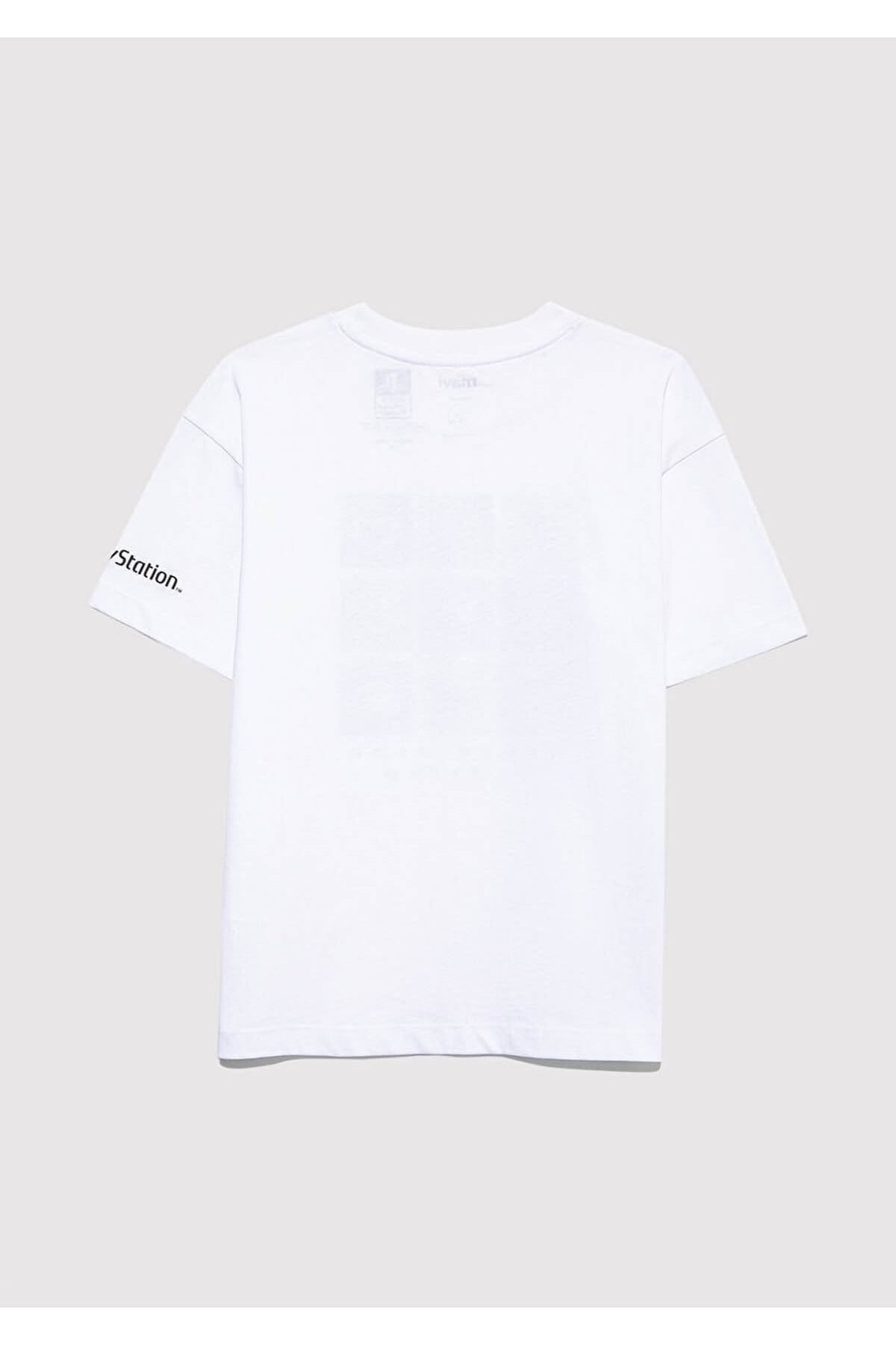 Ps Never Beyaz Erkek Çocuk T-Shirt M6610374-620