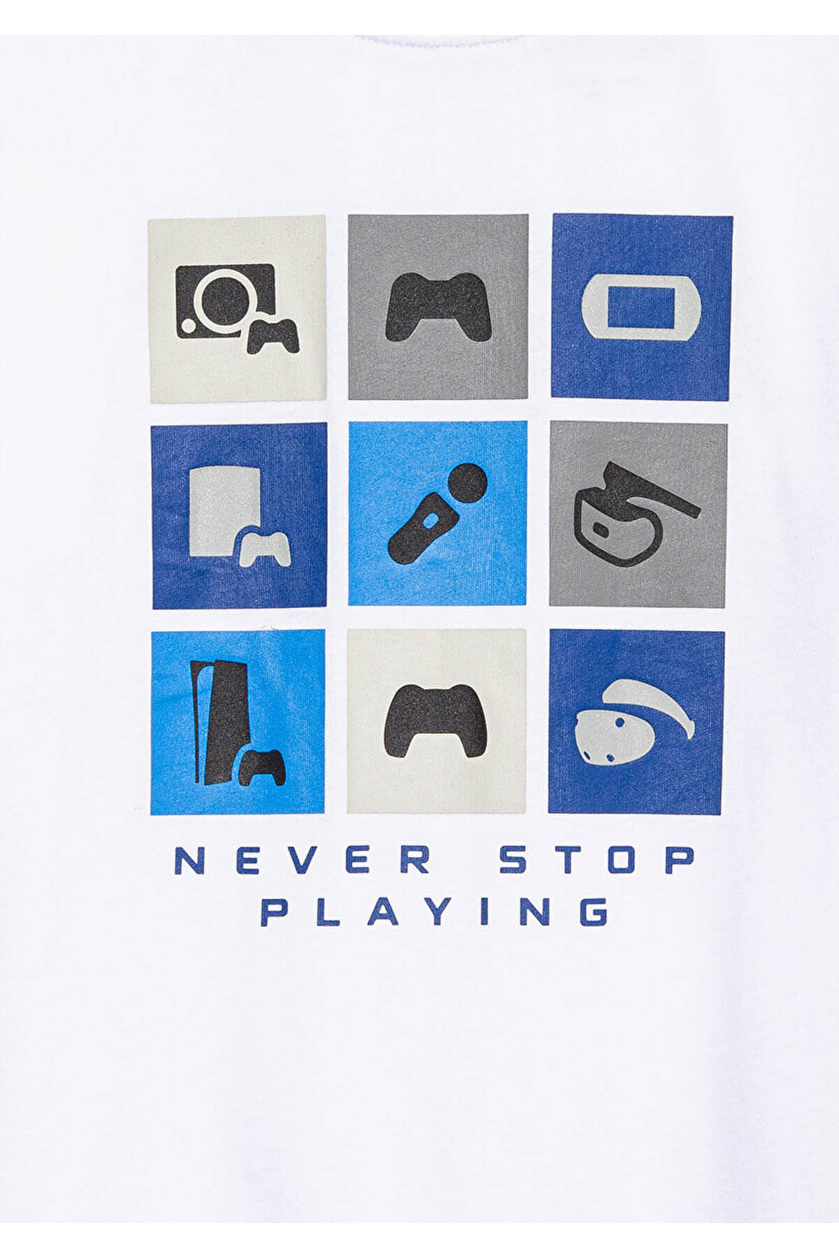 Ps Never Beyaz Erkek Çocuk T-Shirt M6610374-620