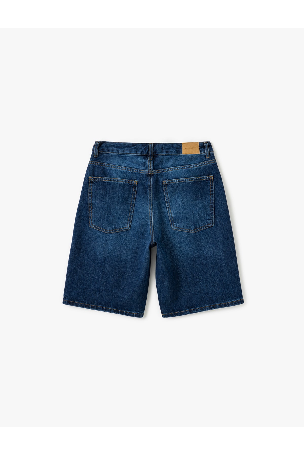 Rahat Kesim Normal Bel Denim Şort