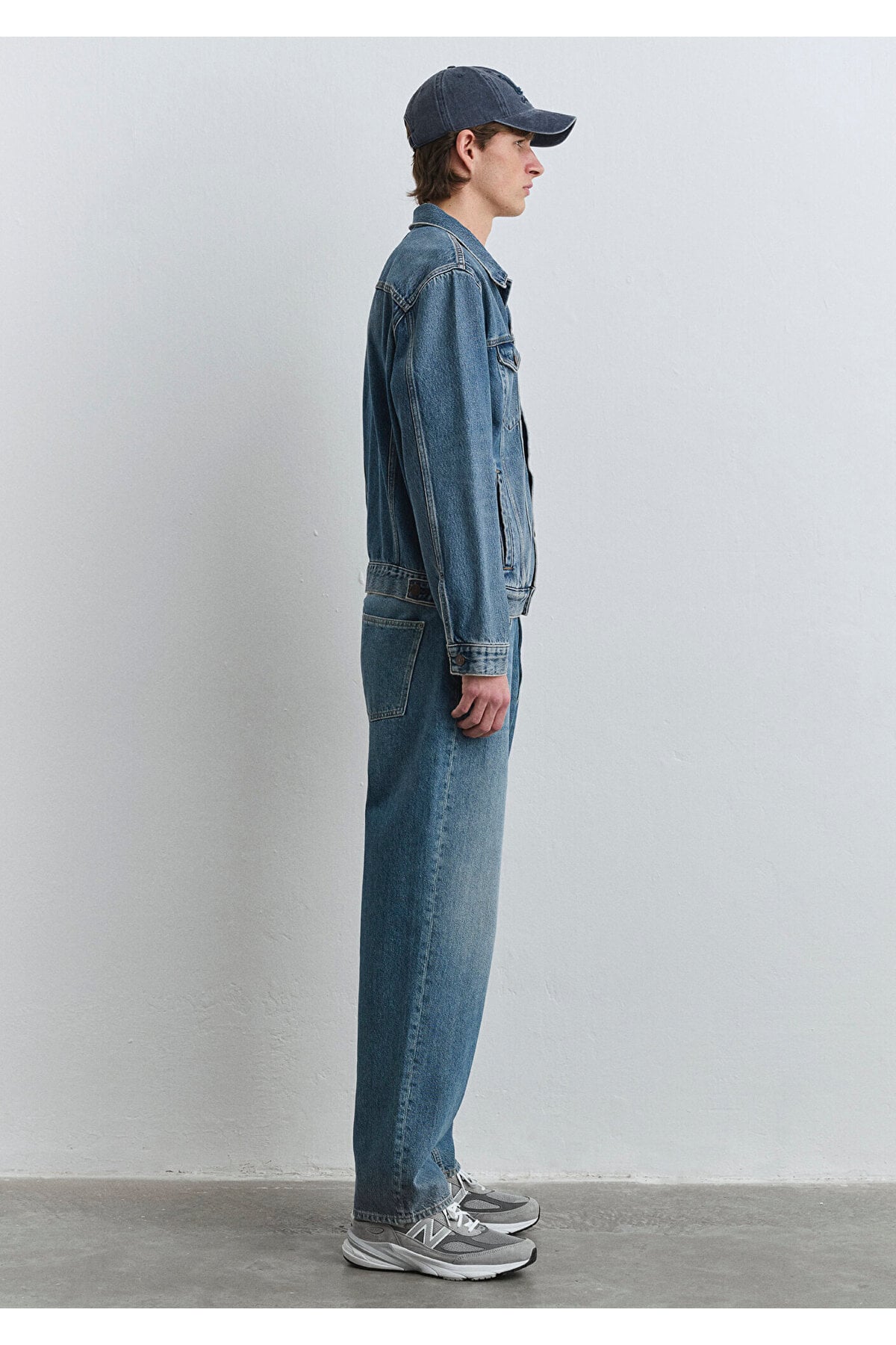 Ray Classic Denim Vintage İndigo Mavisi Jean Ceket 0110273-89412