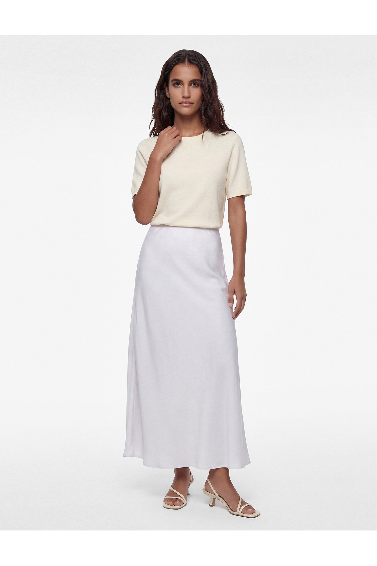 Regular Fit A Kesim Viskon Maxi Etek