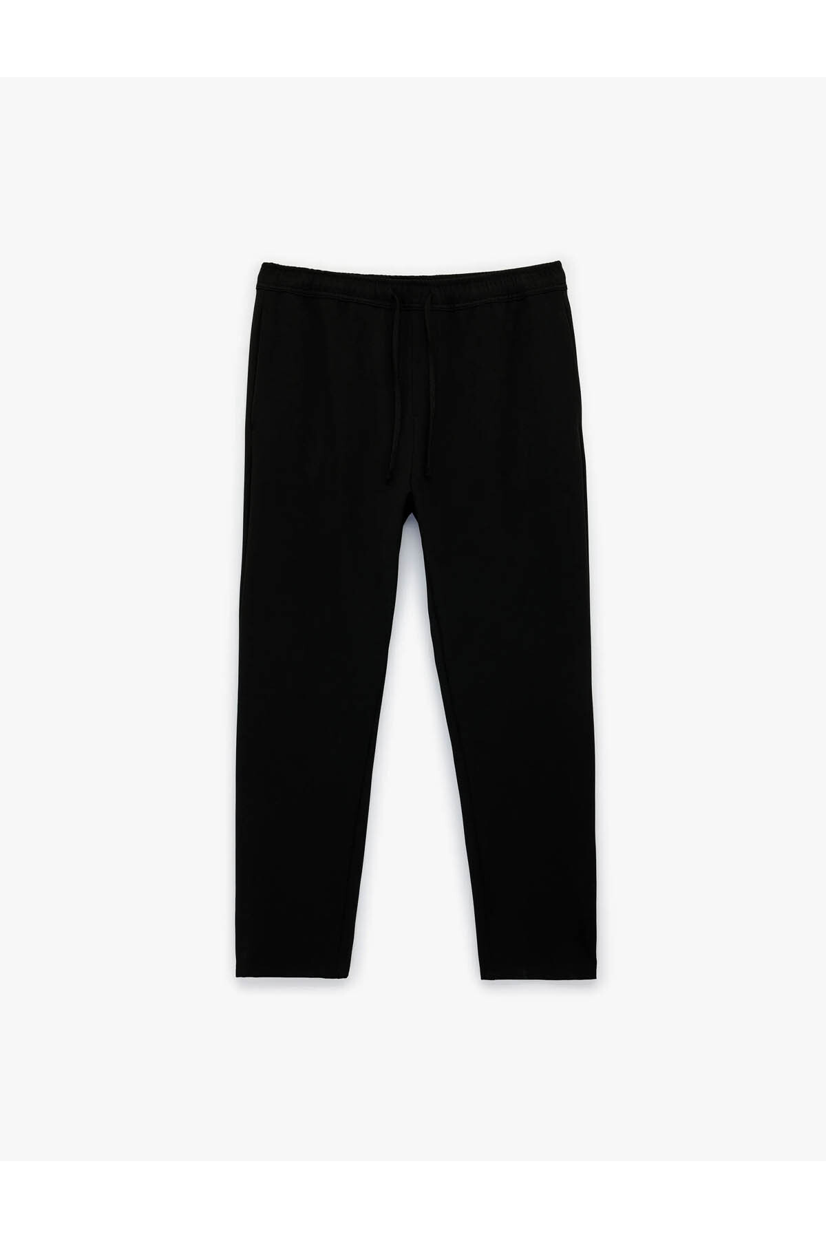 Regular Fit Cepli Beli Bağcıklı Kumaş Pantolon