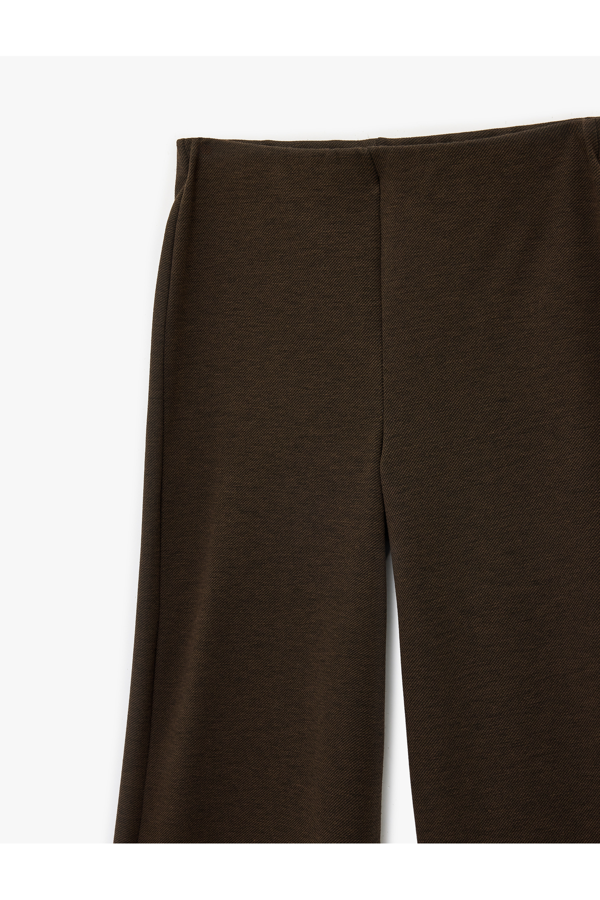 Regular Fit Düz Geniş Paça Pantolon