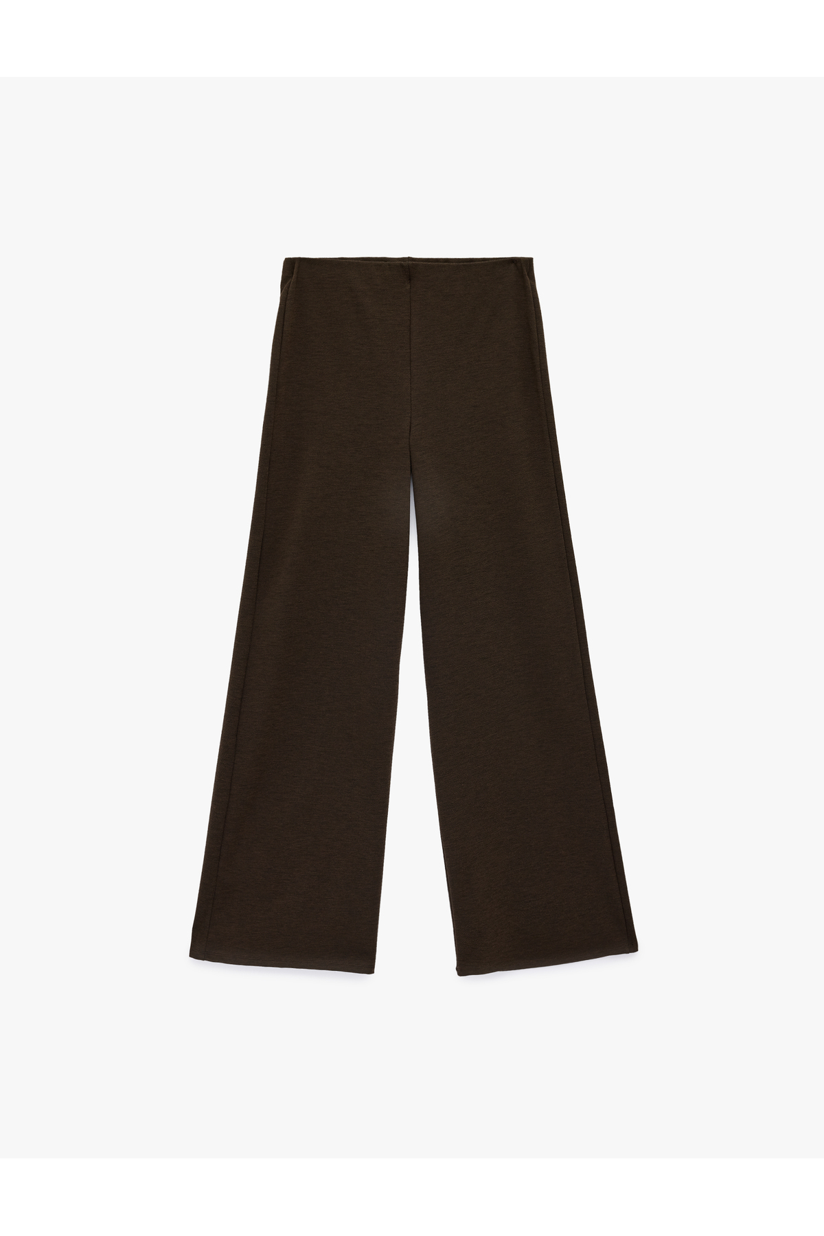 Regular Fit Düz Geniş Paça Pantolon