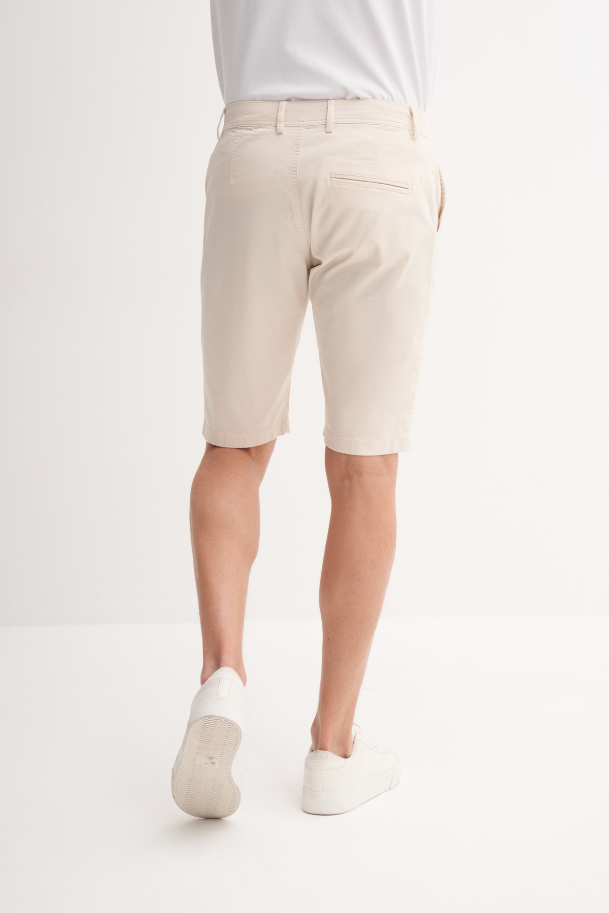 Regular Fit Gabardin Bermuda Şort