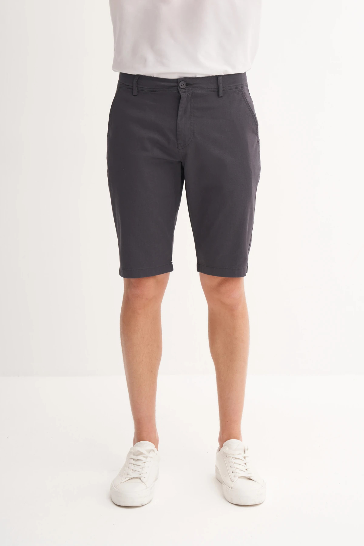 Regular Fit Gabardin Bermuda Şort 6001