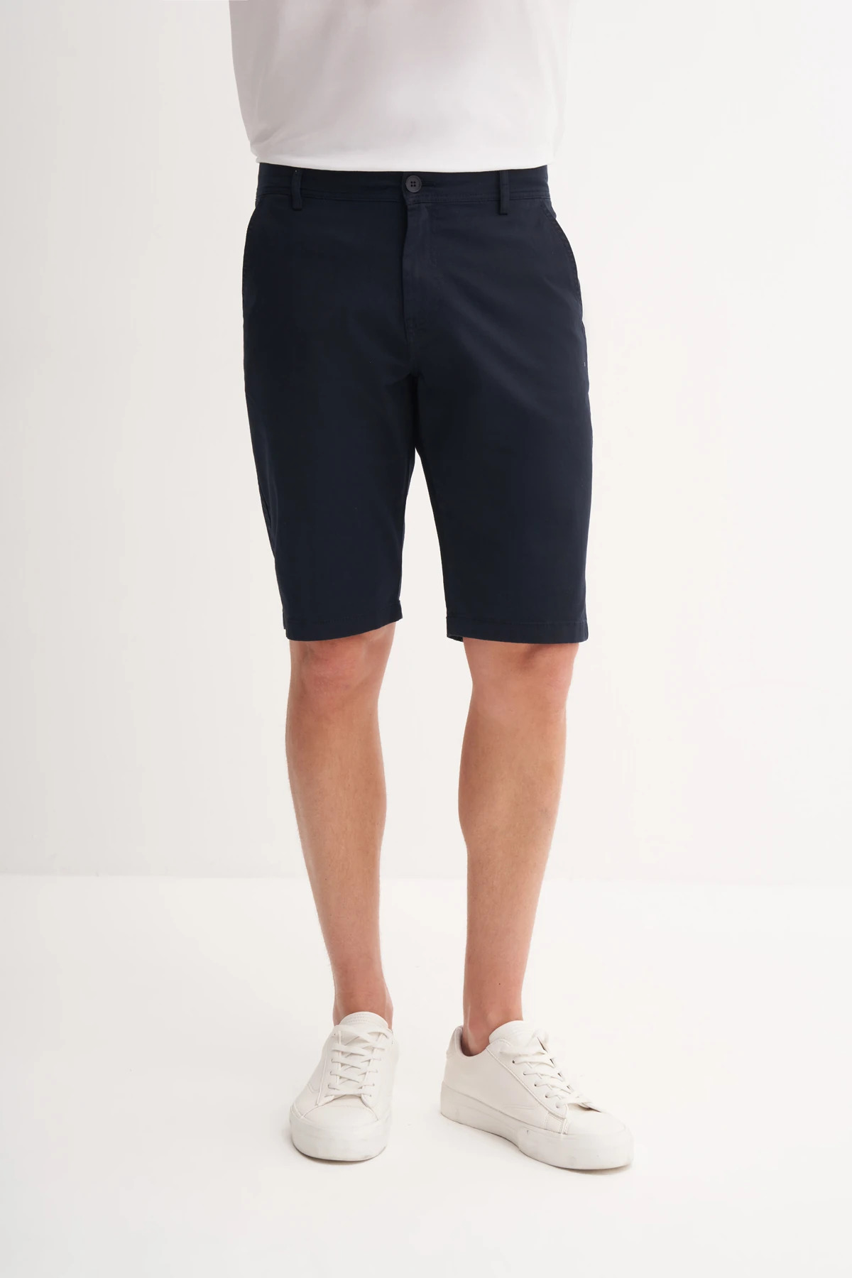 Regular Fit Gabardin Bermuda Şort 6001