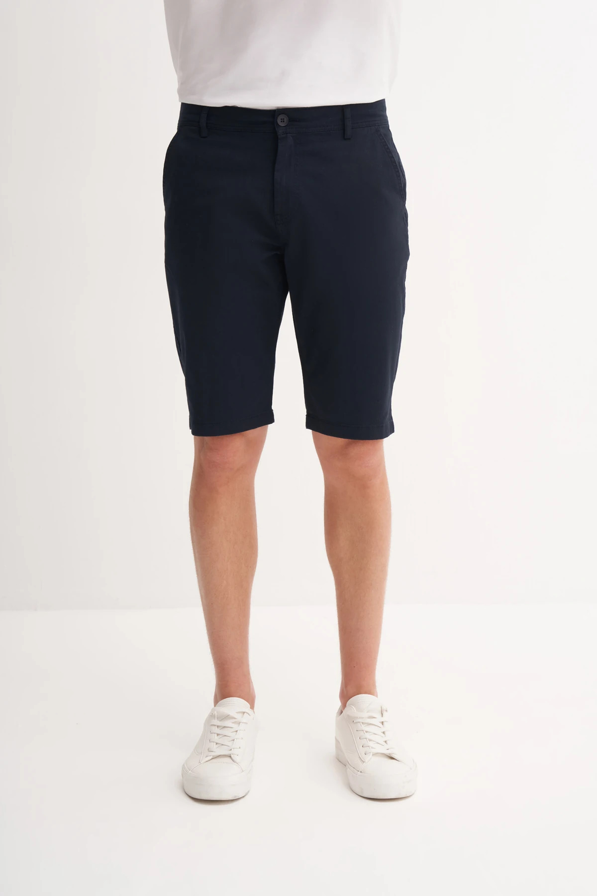 Regular Fit Gabardin Bermuda Şort 6001