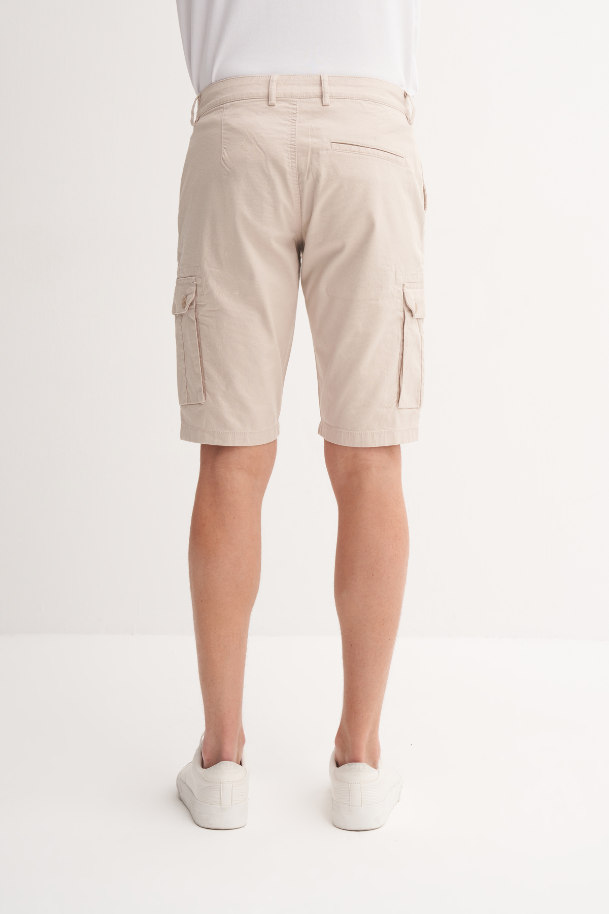 Regular Fit Kargo Bermuda Şort