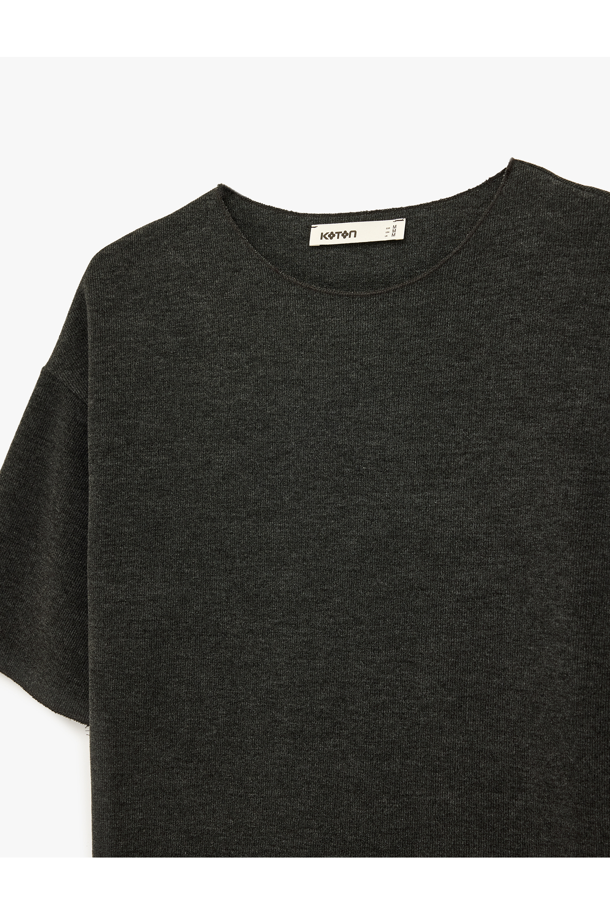 Regular Fit Kısa Kollu Bisiklet Yaka Basic Tişört